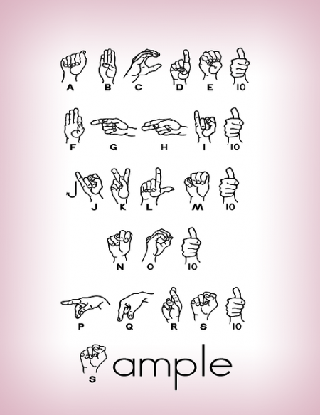 Fonts4Teachers | Sign Language Fonts | 2 Teacher Fonts