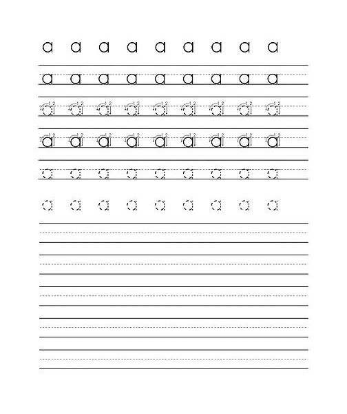 Fonts4teachers Handwriting Worksheet Maker Dots Arrows Lines